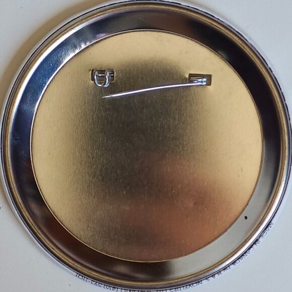 VINTAGE McDonald's February White Sale FILET-O-FISH $1.39 BUTTON PIN EMPLOYEE - Picture 2 of 2